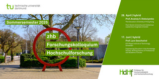 Ankündigungskarte für die Vorträge des Forschungskolloquiums im Sommersemester 2026