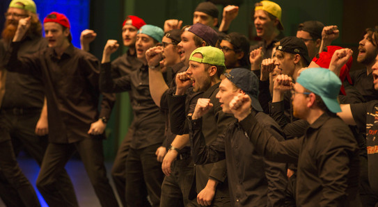 Auftritt der Chor-Boygroup