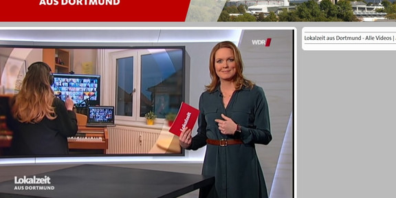Screenshot Unichor im WDR Screenshot des WDR-Beitrags zum Unichor