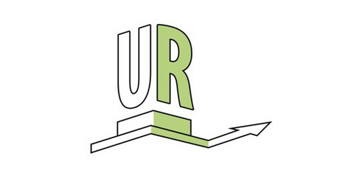 Logo R-Kurse (Design resembles the Dortmund U)