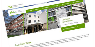 zhb Homepage Screenshot of the new zhb Homepage